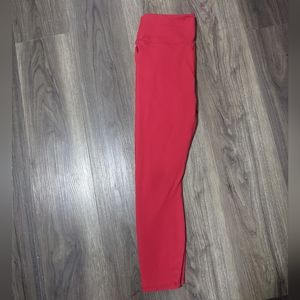 Red Fabletics leggings